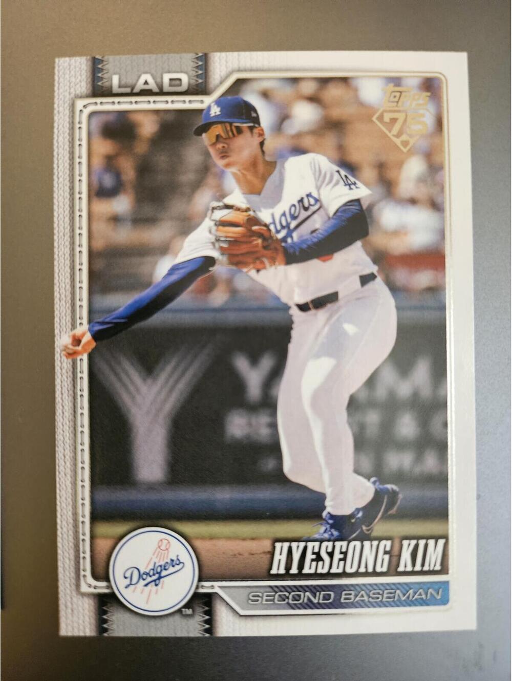 2026 Topps 75th anniversary - Hyeseong Kim - #663 - LA Dodgers [COPY]